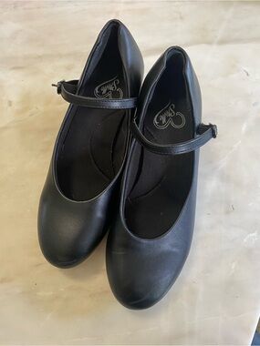 stella character dance shoes Black Mary Jane sz 6